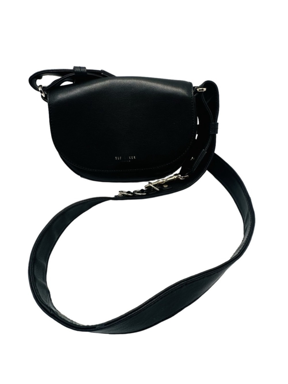 Ted Baker Women's Equenia Equestrian Mini Cross Body Bag Black Leather - Picture 3 of 16